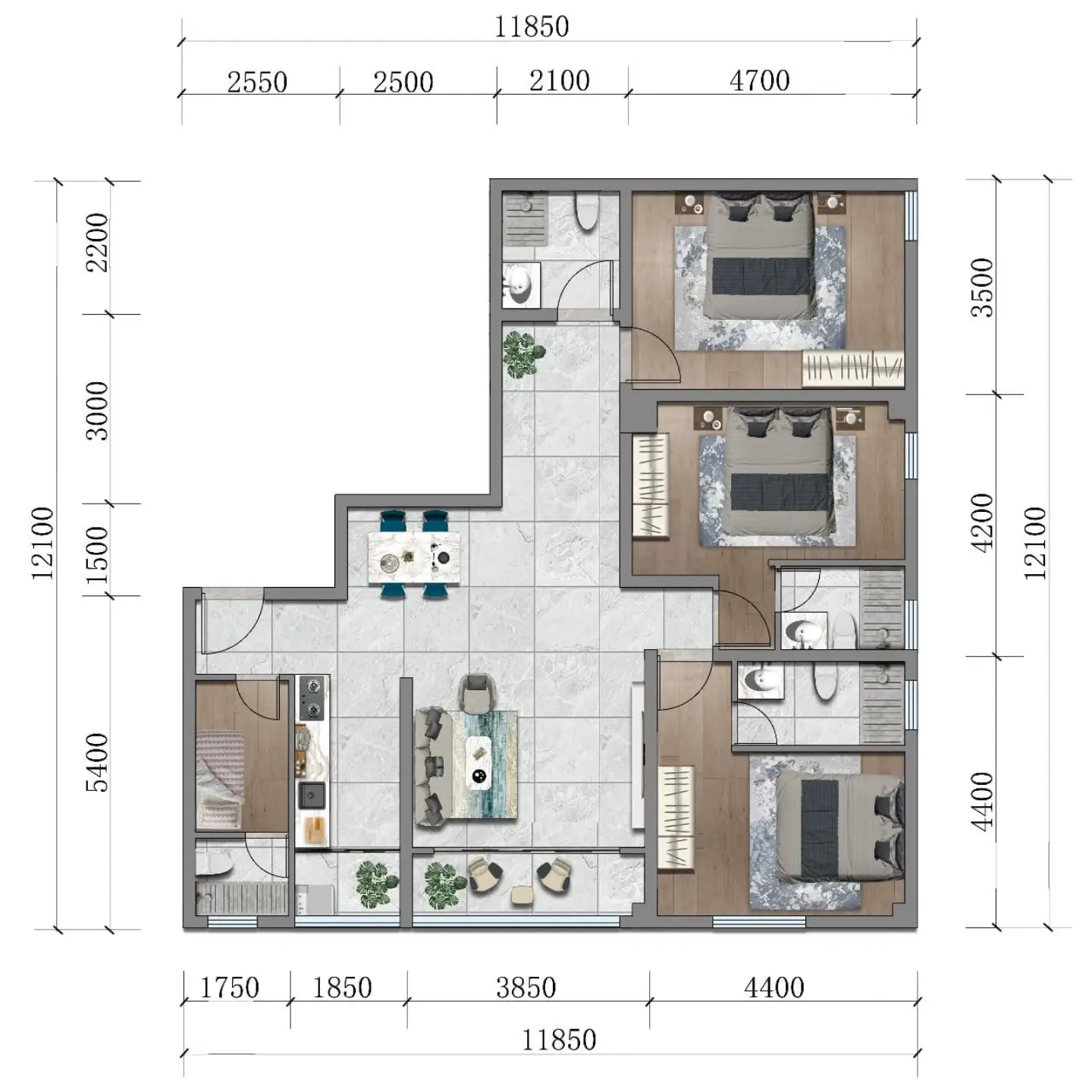 3 Bedroom Apartment in Westlands — Westlands, Nairobi